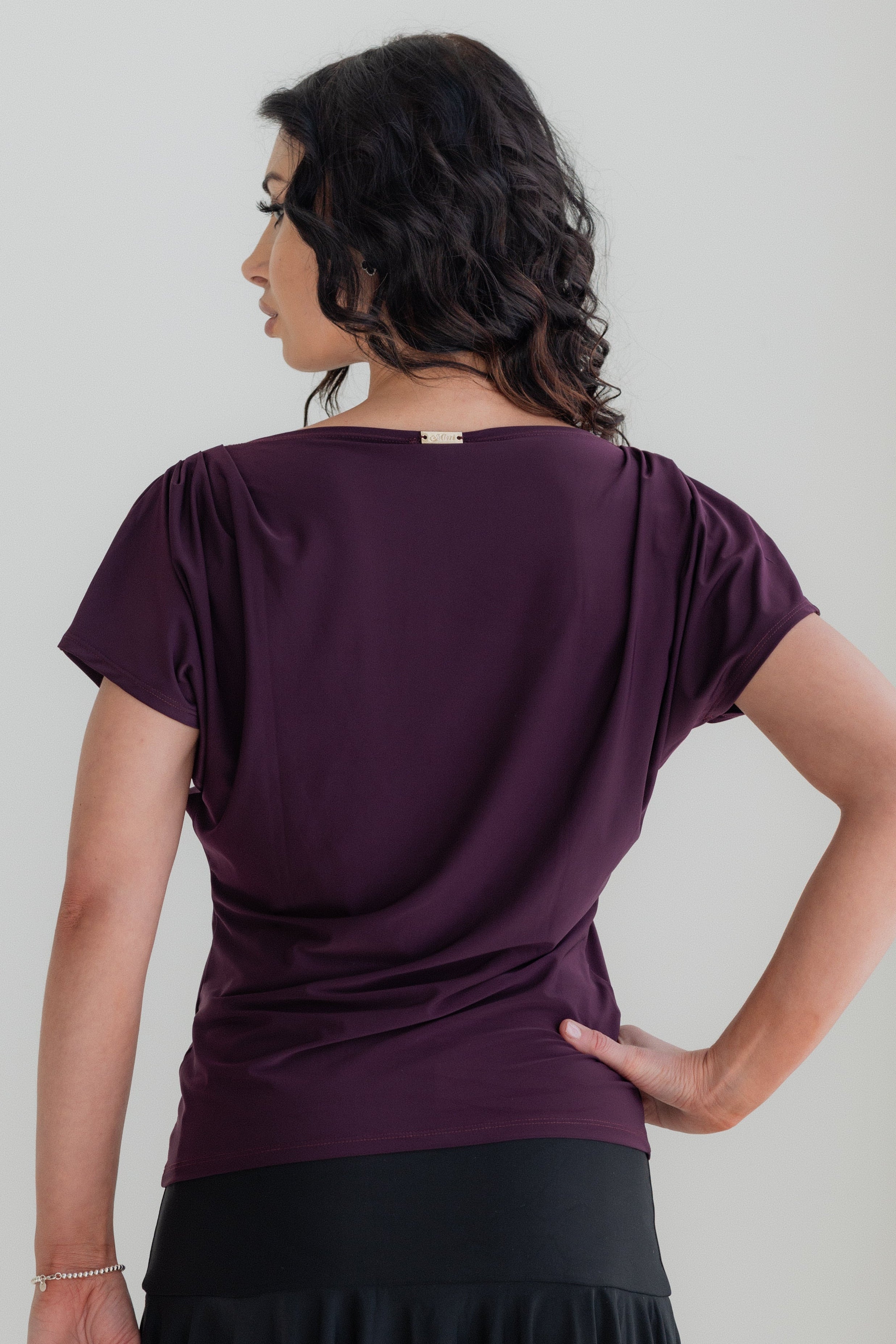 Dahlia Top - Plum