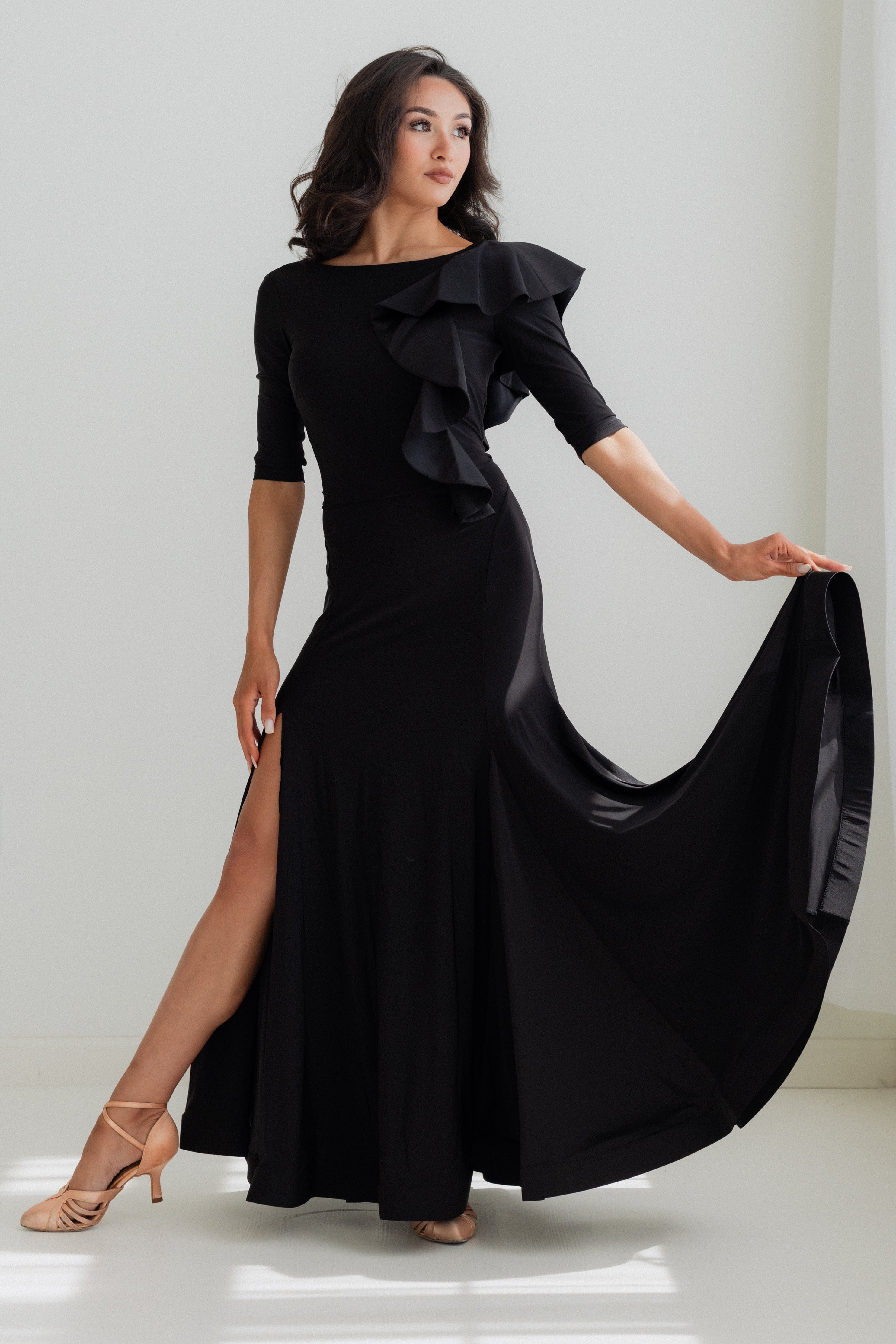 Federica Ruffle Gown
