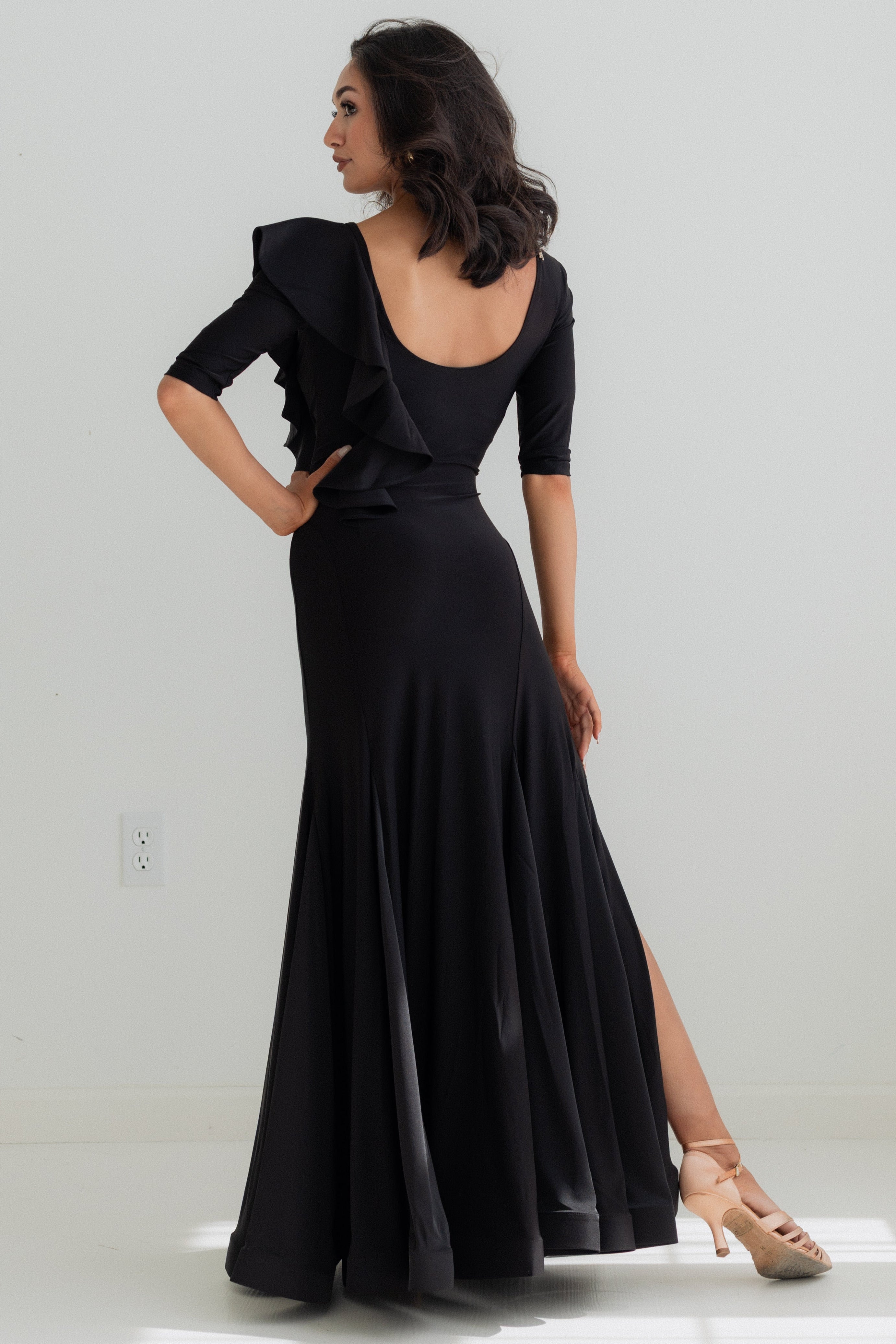 Federica Ruffle Gown