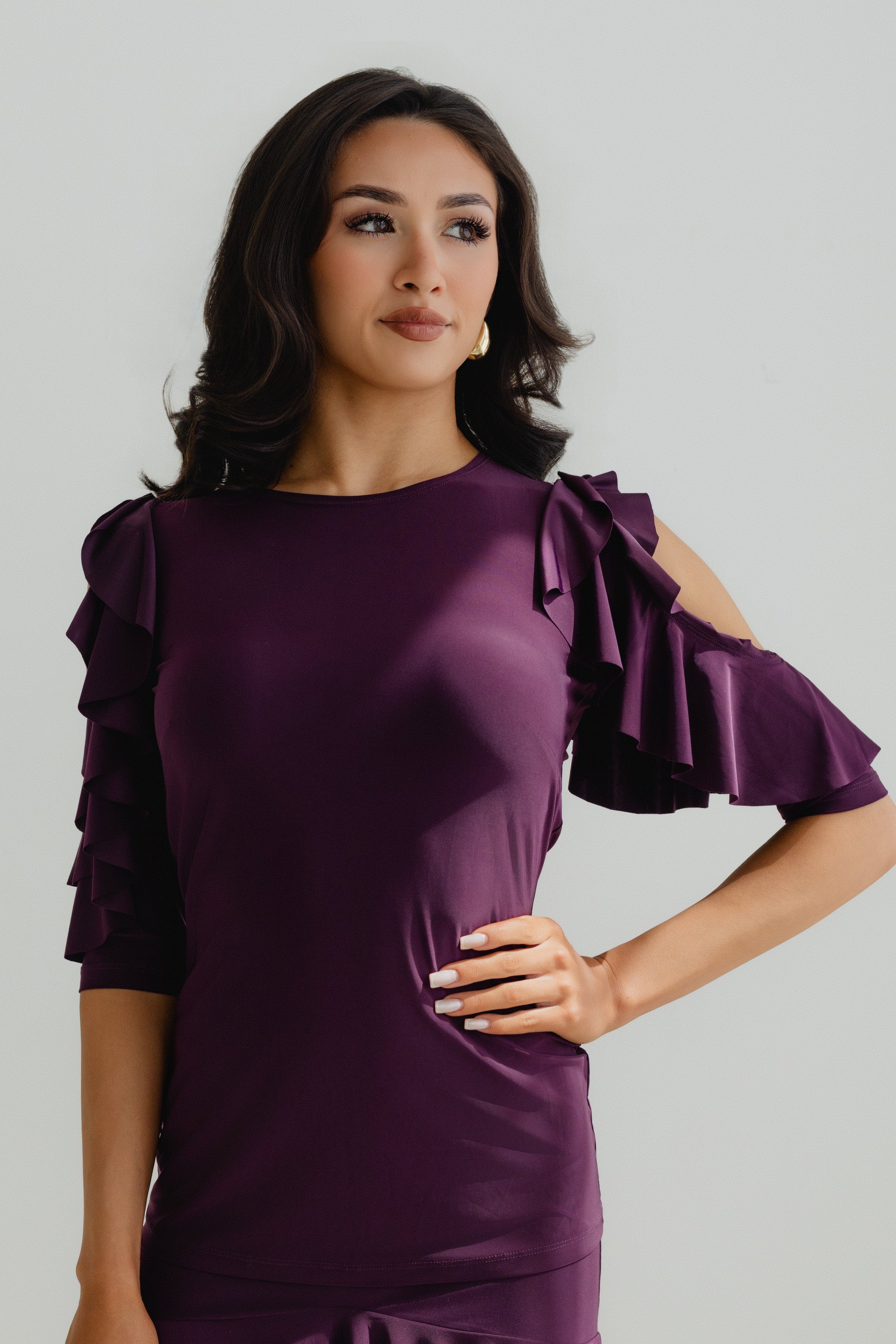 Roxanna Top - Plum