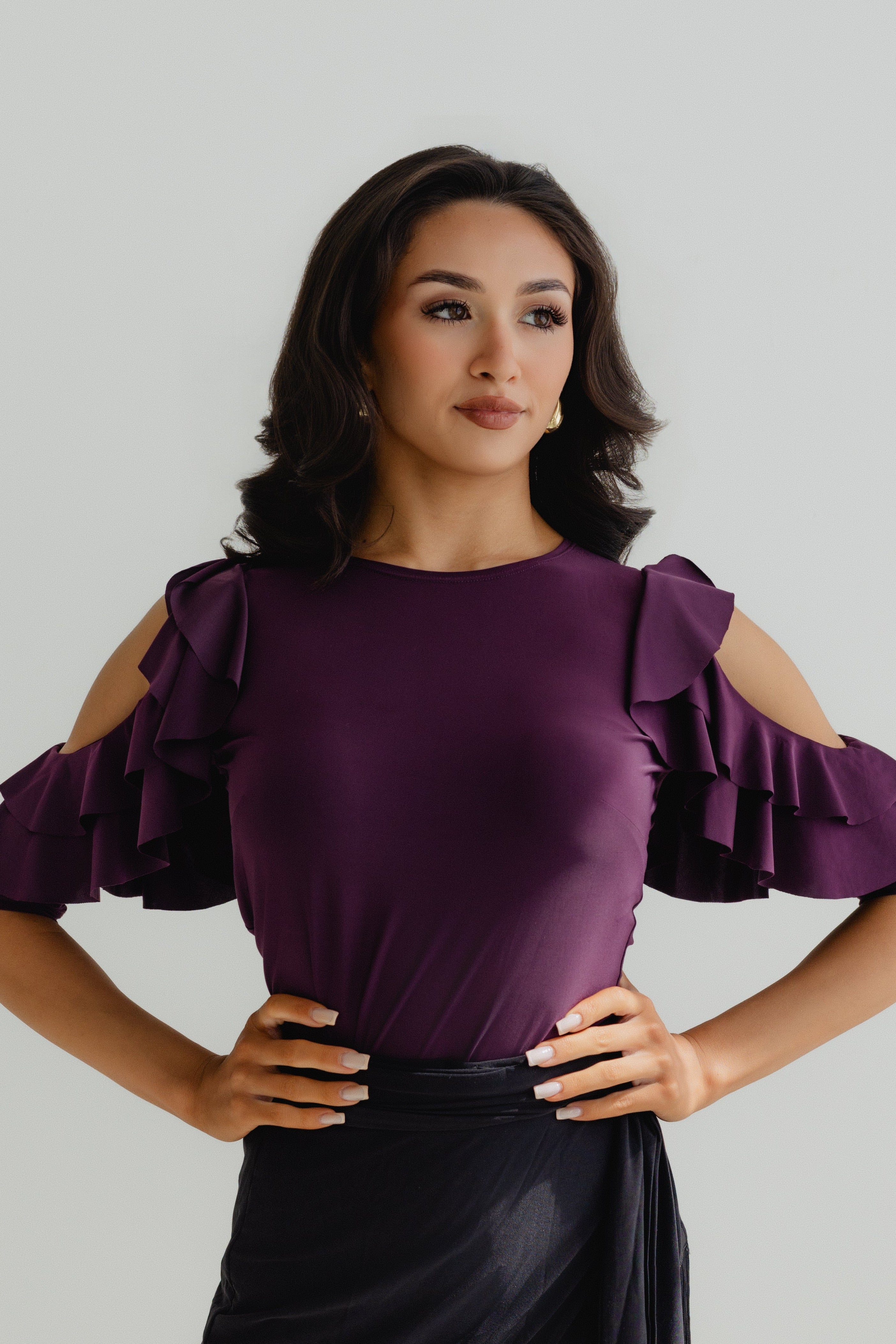 Roxanna Top - Plum