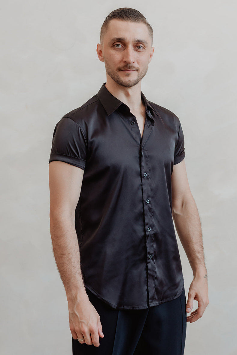 Pajama Shirt (Short Sleeve) - Satin