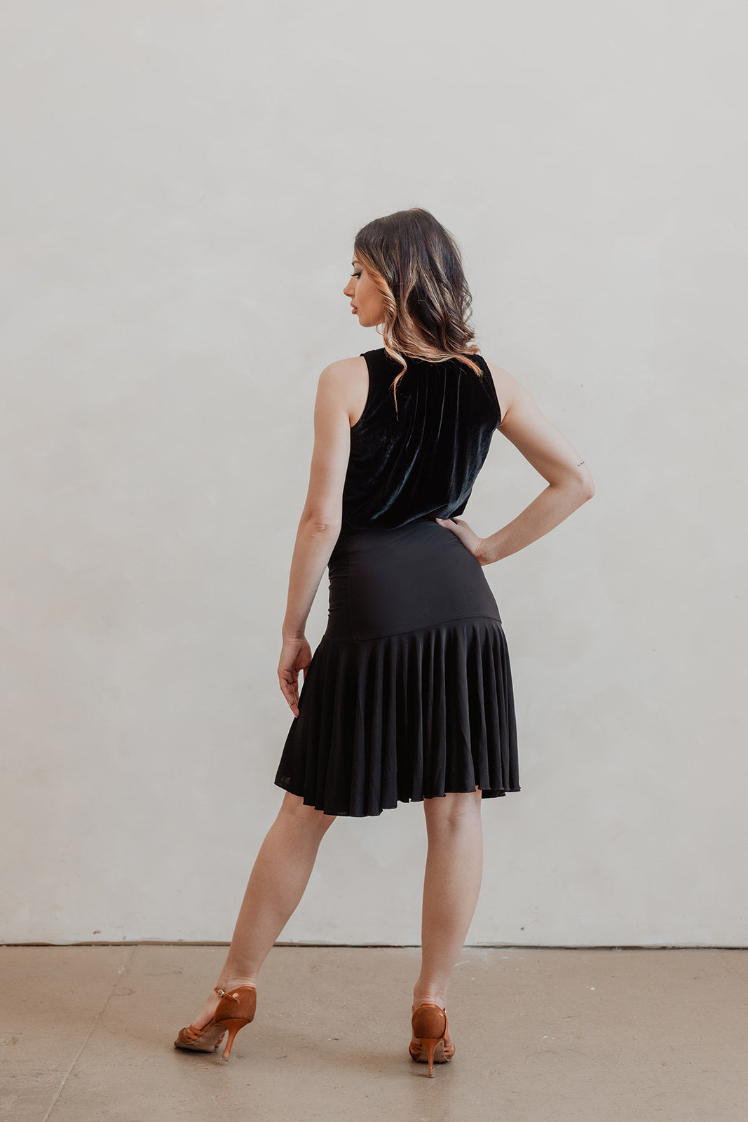 Lara Tank Top - Black Velvet