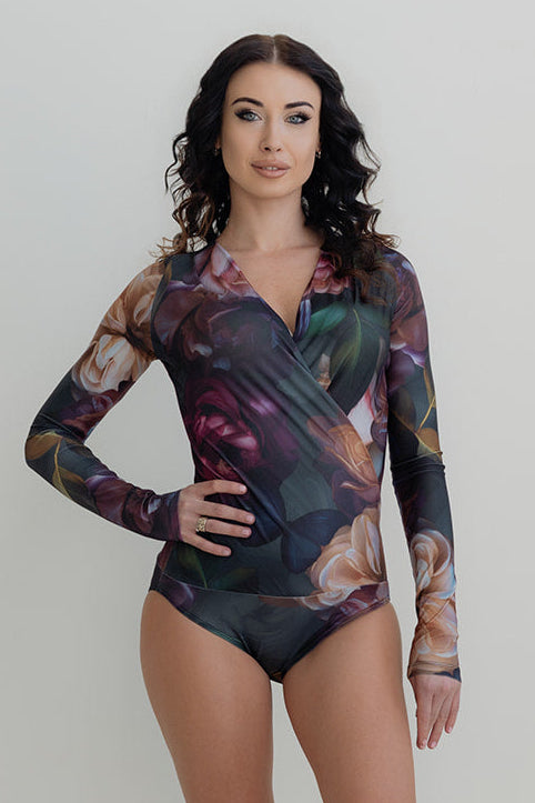 London Bodysuit - Midnight Bloom