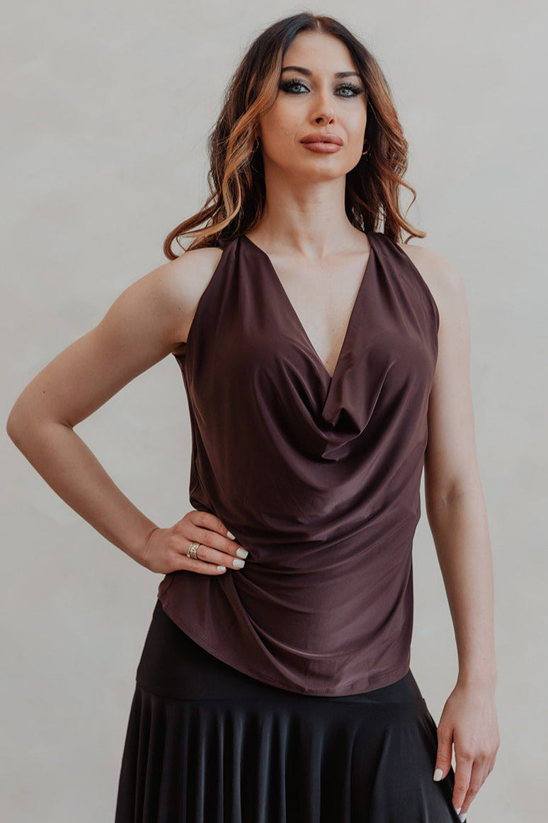 Lara Tank Top - Chocolate