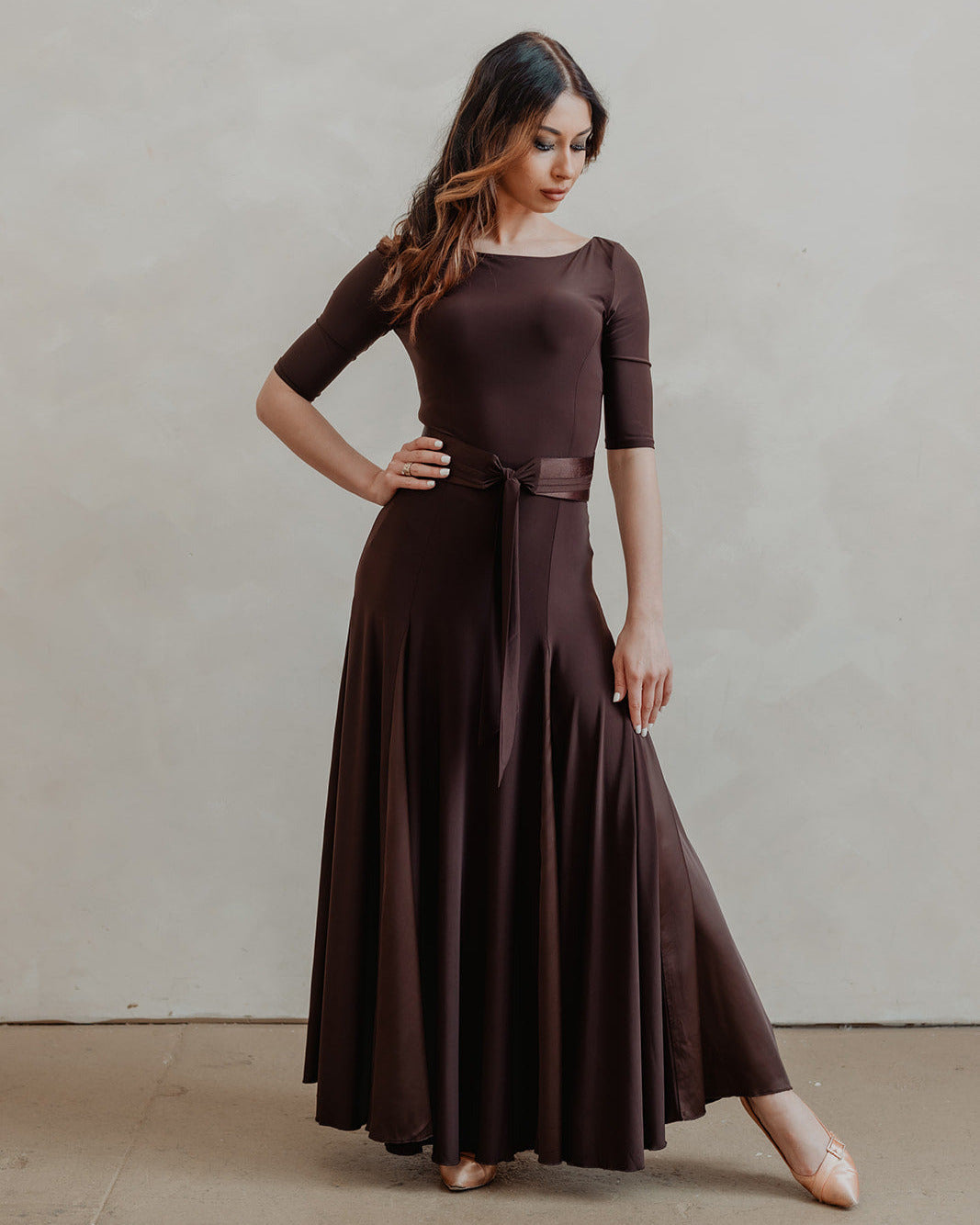 Alexa Gown - Chocolate