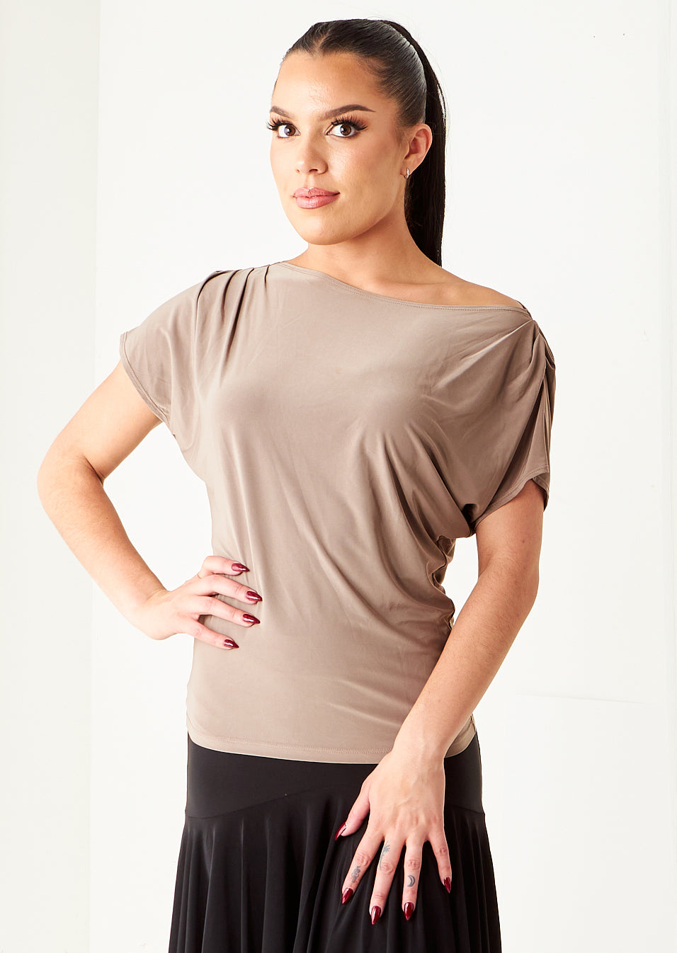 Dahlia Top - Sand